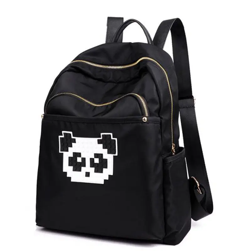 Backpack Women School Bag Backpacks Panda Printing Schoolbags Shoulder Bags Korean Style Laptop Back Pack 1