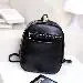 Backpacks Women Pu Leather Travel Black School Bag For Teenage Girls Mochila Feminina 1