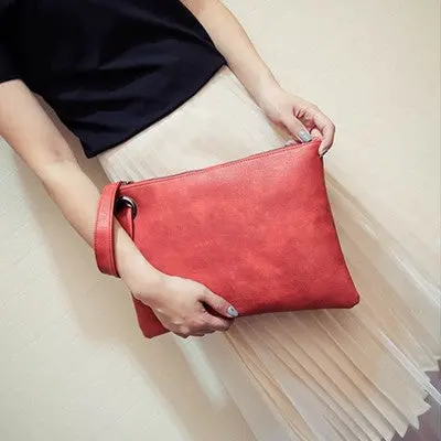 Bag Handbags Women Famous S Leather Handbag Clutch Evening Bag Simple Retro Envelope Bolsa Day Cluthes 4