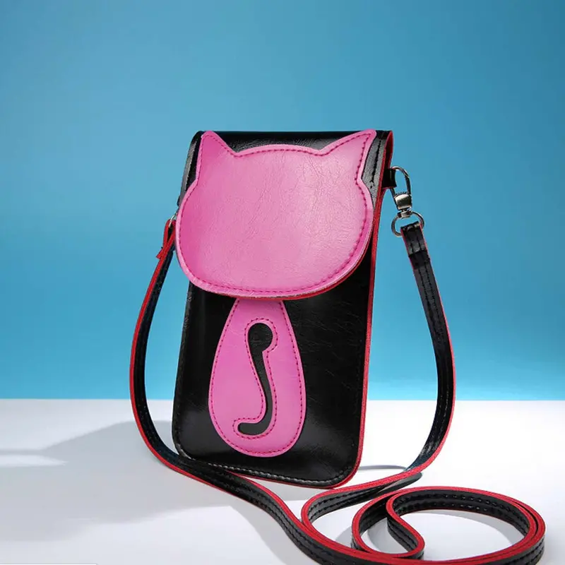 Bags Handbags Women Famous Cute Cartoon Purse Pu Leather Crossbody Shoulder Phone Coin Bag Bolsos Femenina 2