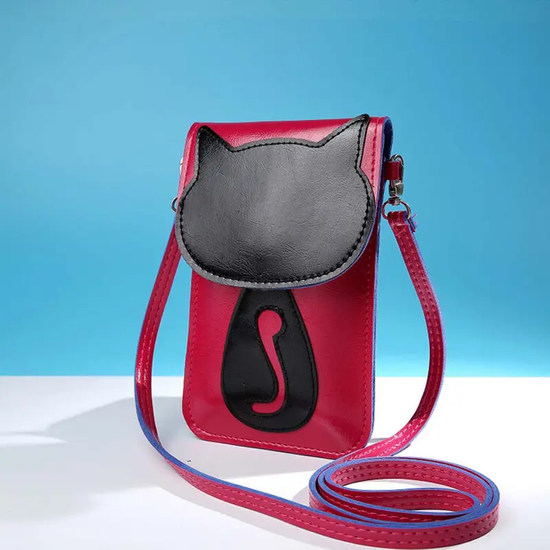 Bags Handbags Women Famous Cute Cartoon Purse Pu Leather Crossbody Shoulder Phone Coin Bag Bolsos Femenina 3