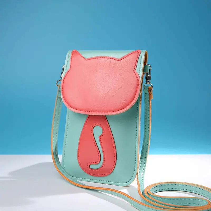 Bags Handbags Women Famous Cute Cartoon Purse Pu Leather Crossbody Shoulder Phone Coin Bag Bolsos Femenina 4