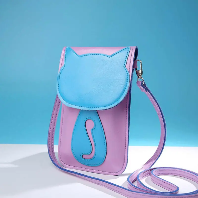 Bags Handbags Women Famous Cute Cartoon Purse Pu Leather Crossbody Shoulder Phone Coin Bag Bolsos Femenina 5