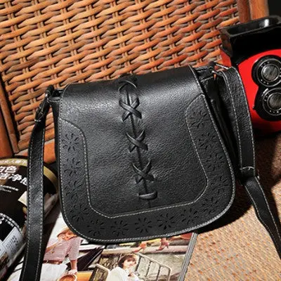 Bags Handbags Women Famous S Buns Hollow Woven Shoulder Diagonal Pu Leather Crossbody Bag Bolsos Femenina 2