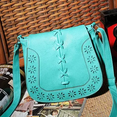 Bags Handbags Women Famous S Buns Hollow Woven Shoulder Diagonal Pu Leather Crossbody Bag Bolsos Femenina 5
