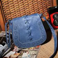 Bags Handbags Women Famous S Buns Hollow Woven Shoulder Diagonal Pu Leather Crossbody Bag Bolsos Femenina 6