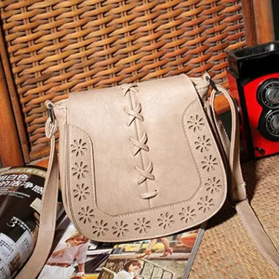 Bags Handbags Women Famous S Buns Hollow Woven Shoulder Diagonal Pu Leather Crossbody Bag Bolsos Femenina 9