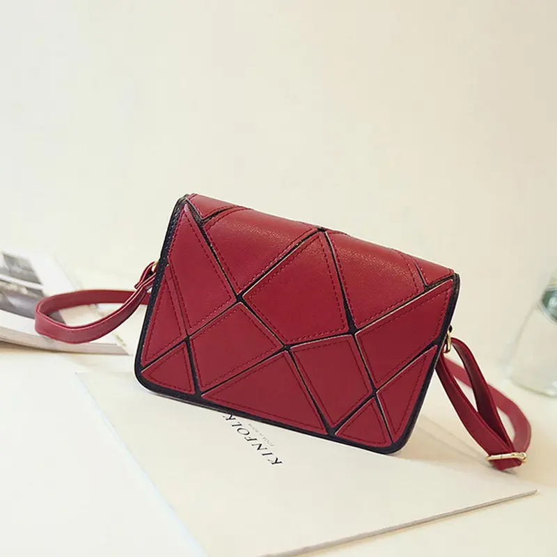 Bags Handbags Women Famous S Pu Leather Stitching Cross Body Single Shoulder Phone Bag Bolsos Femenina 2