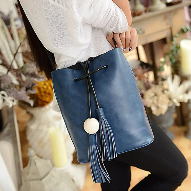 Bags Handbags Women Famous S Tassel Pu Leather Satchel Shoulder Tote Crossbody Bag Bolsos Femenina 2