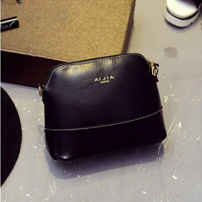 Bags Ladies Girl Preppy Style One Shoulder Bags Women Leather Handbags Messenger Bags 1