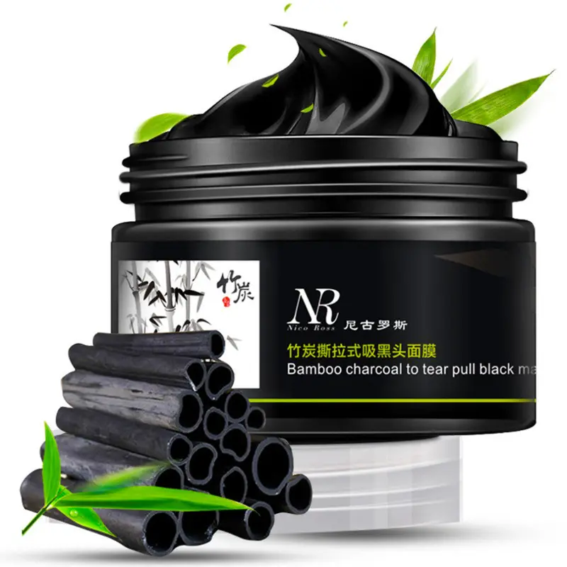 Bamboo Charcoal Facial Tear Pull Nose Blackhead Mask Gel Cleasing Remover 2