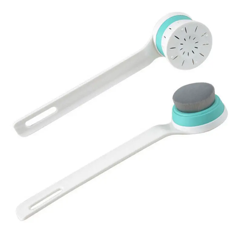 Bamboo Fiber Body Brush Massager Bath Shower Face Deep Cleansing Clean Wash 1