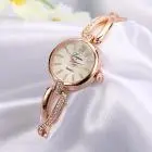 Bangle Watch Women Rhinestone Crystal Relogio Feminino Stainless Steel Band Dress Clock Gift 3
