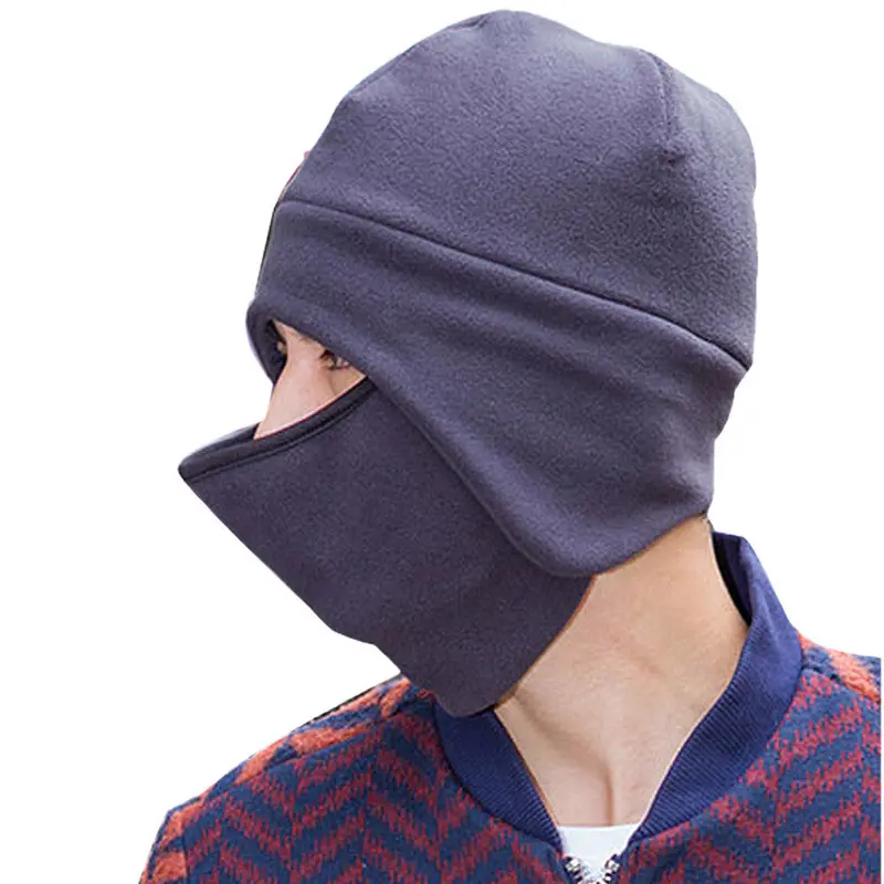 Baotou Neck Warm Fleece Ear Protection Hat 3