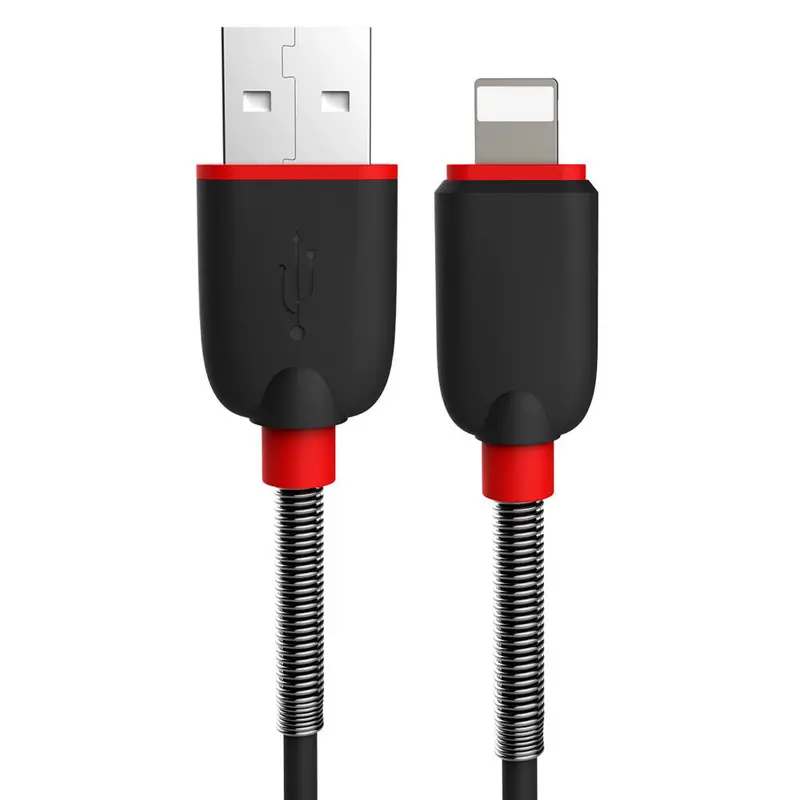Baseus 1M Micro Usb Cable Elastic Sync Data Usb Fast Charging Cables For Iphone 5 6 6S Plus For Ipad Mini Air 23456 1
