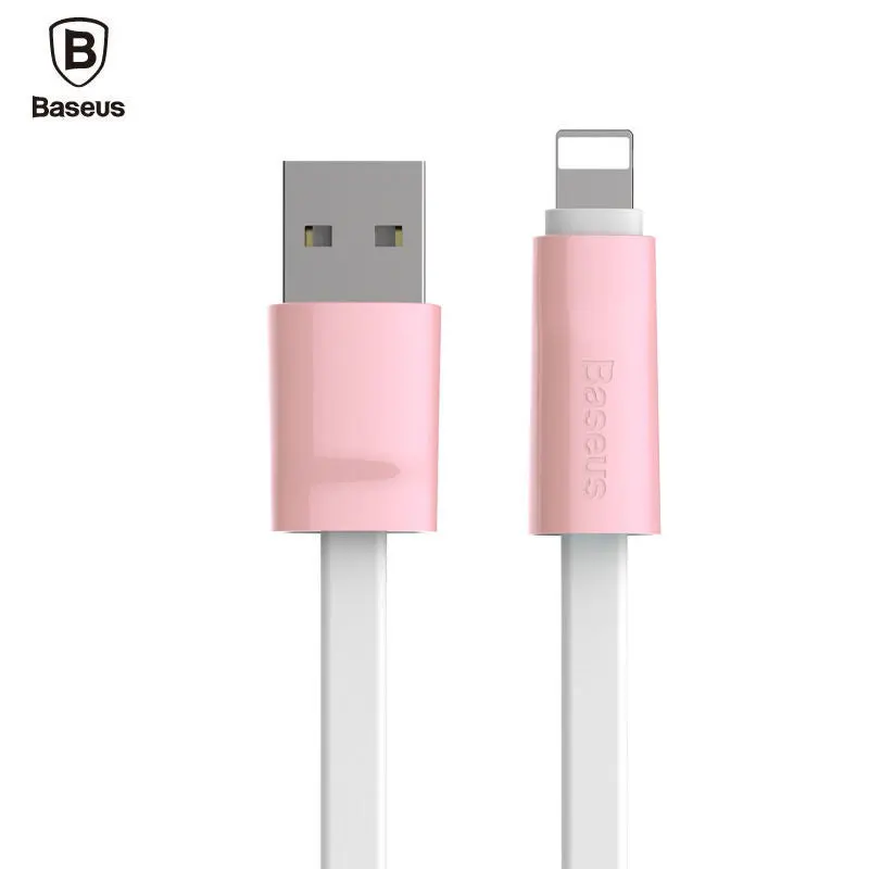 Baseus 2.1A Quick Charging Lightn Fast Usb Date Cable For Ios Iphone 5 5S Se For Iphone 6 6S Plus For Ipad Ipod With Retail Box 1