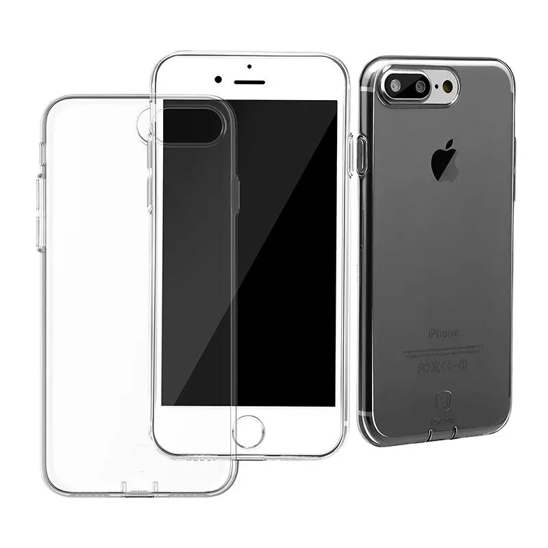 Baseus Transparent Case Cover For Iphone 7 / 7 Plus Original Soft Clear Silicone Mobile Phone Transparent Case Cover 1