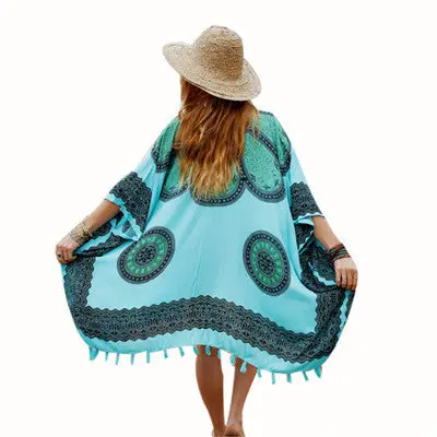 Beach Cover Up Bikini Boho Scarf Women Scarf Tapestry Luxury Mala Bohemian Shawls Scarves Stoles Bohemian 1