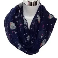 Beach Scarf From India Poncho Sexy Loose Scarves Casual Shawls Women Cute Bird Printed Scarfs Soft Wraps 2