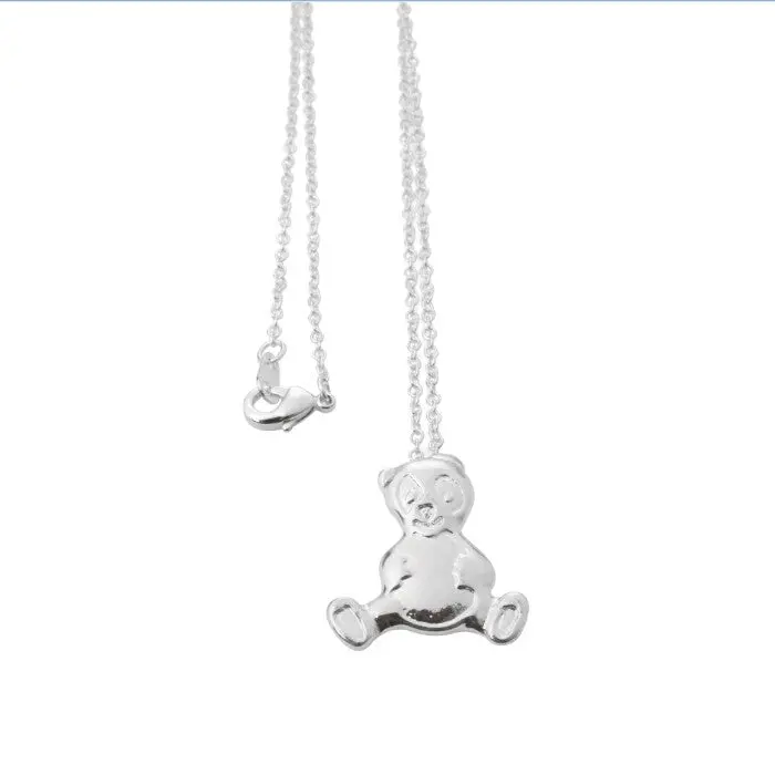 Bear Pendant Necklace In Gold Trendy Simple Animal Necklace Wedding And Party N151 2