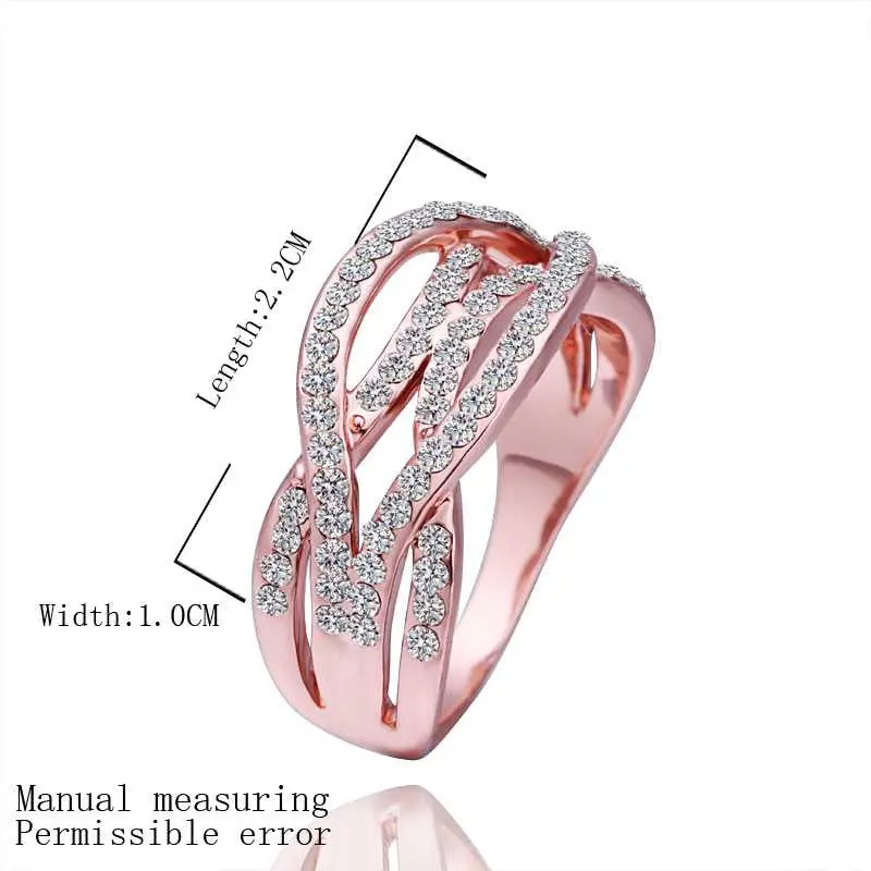 Beautiful 18K Gold Plated Rings Xx Ring Men Floating Charms 251 1