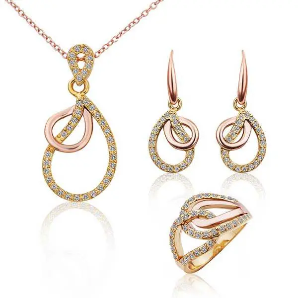 Beautiful Austrian Crystal Jewelry Set Charms Smtps3 1