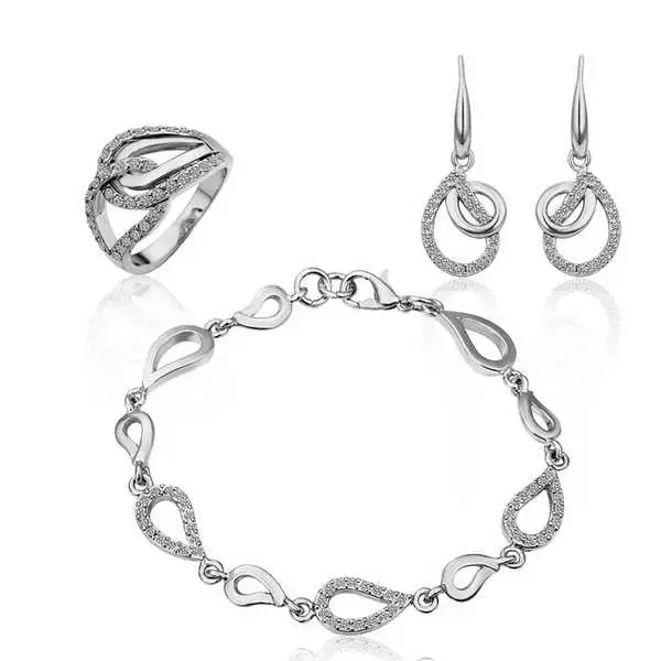 Beautiful Austrian Crystal Jewelry Sets Gift For Her Smtps3 8 1