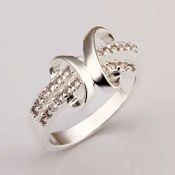 Beautiful Silver Engagement Ring Openwork Butterfly Anel Masculino Ruby Jewelry 5 2
