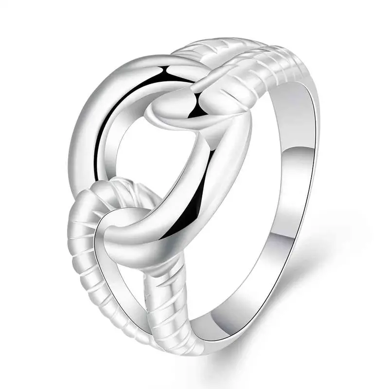 Beautiful Silver Engagement Ring Tangled Men Ring Horloge 697 1