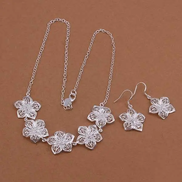 Beautiful Silver Jewelry Set Sets Bijoux 65 3