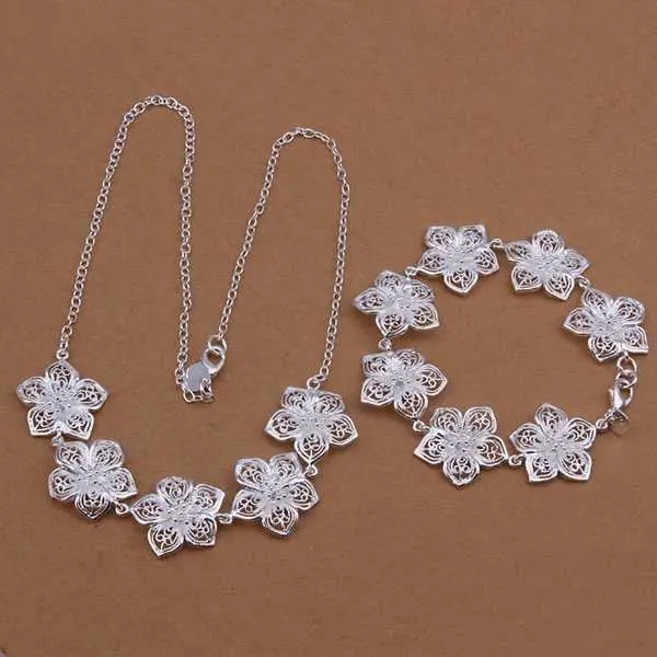 Beautiful Silver Jewelry Set Sets Bijoux 65 4