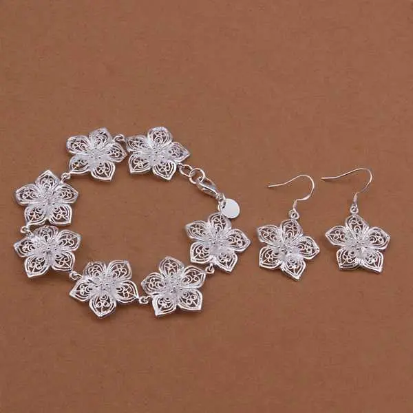 Beautiful Silver Jewelry Set Sets Bijoux 65 5