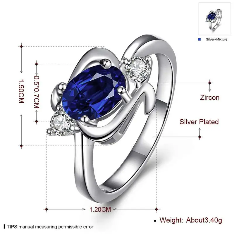 Beautiful Silver Plated Wedding Ring Elf Baby Anel De Ouro Jewelry 7