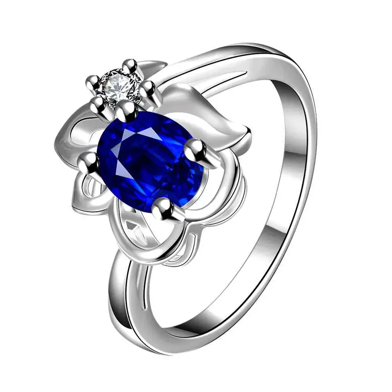 Beautiful Silver Ring Love Door Insets Bague Femme Wedding Jewelry34 1