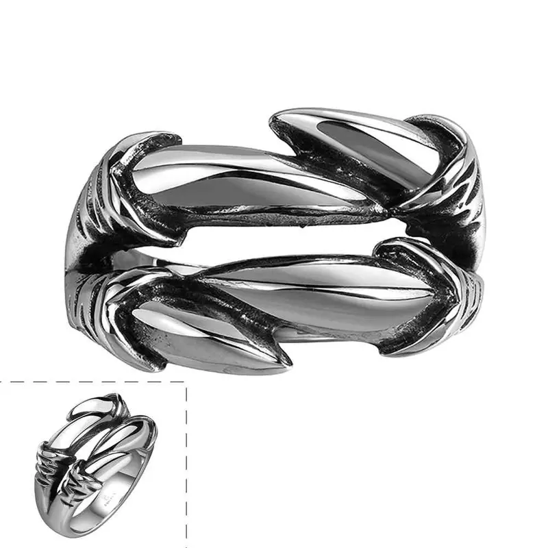 Beautiful Stainless Steel Rings Sharp Claws Anel Horloge Mayar1 4 1
