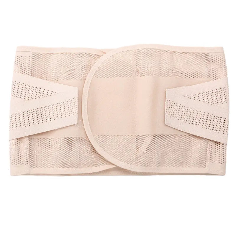 Beige Black Adjustable Waist Trimmer Belt Abdominal Slimming Wrap For Men Women 1