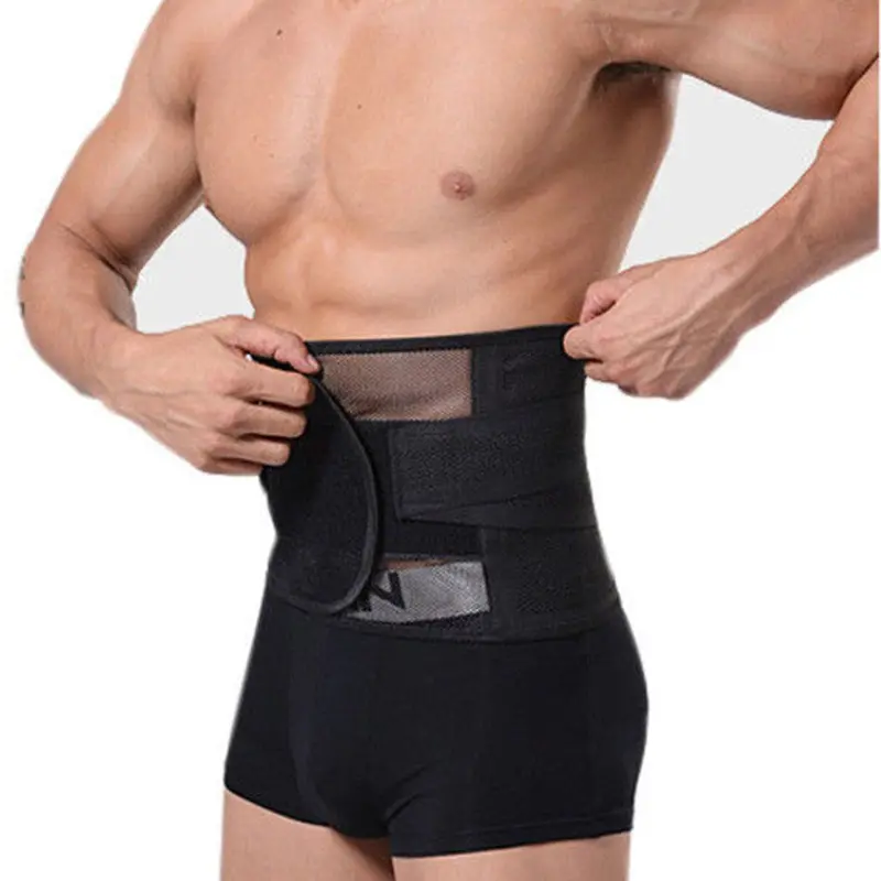 Belly Waist Shaper Belt Abdo Tummy Trimmer Cincher Girdle Burn Fat 1