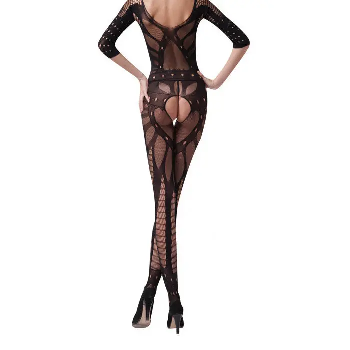 Best Deal Super Sexy Lingerie Women Fishnet Open Crotch Body Bodysuit Nightwear Lingerie Dress Babydolls & Chemises 1
