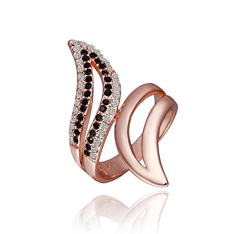 Best Friends 18K Gold Plated Rings Black Yellow Anel Feminino S In Euros258 2
