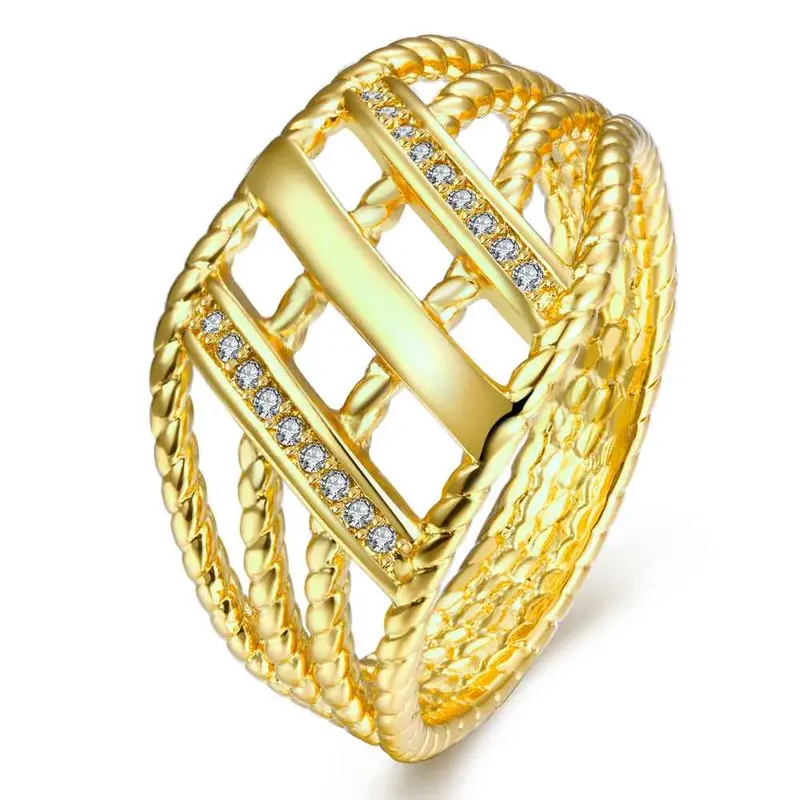 Best Friends 18K Gold Plating Wedding Rings Peacock Head Inlaid Crystal Bague Femme Ruby Jewelry31 11