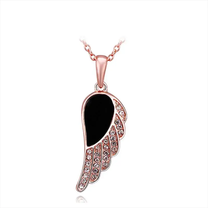 Best Friends Acessorios Para Mulher Pendant Single Wing Collier Femme Collier Plastron 83 1