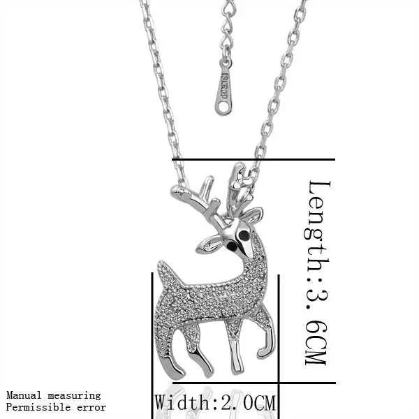 Best Friends Austrian Crystal Choker Necklace Sika Deer Collar Wedding Decoration 1