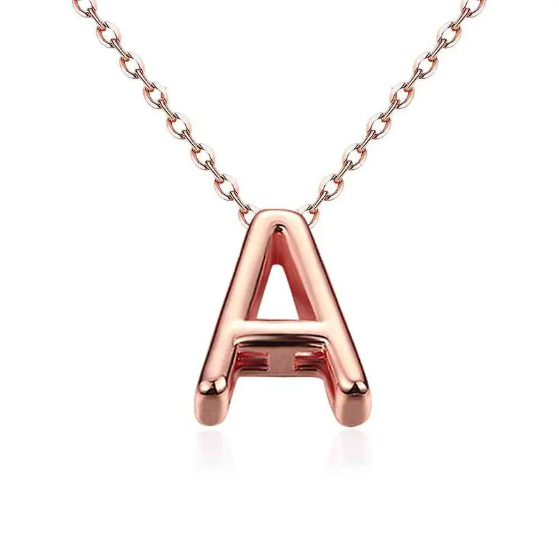 Best Friends Austrian Crystal Necklace Men Letter A Multi-Layer Necklaces Knwn 16 1