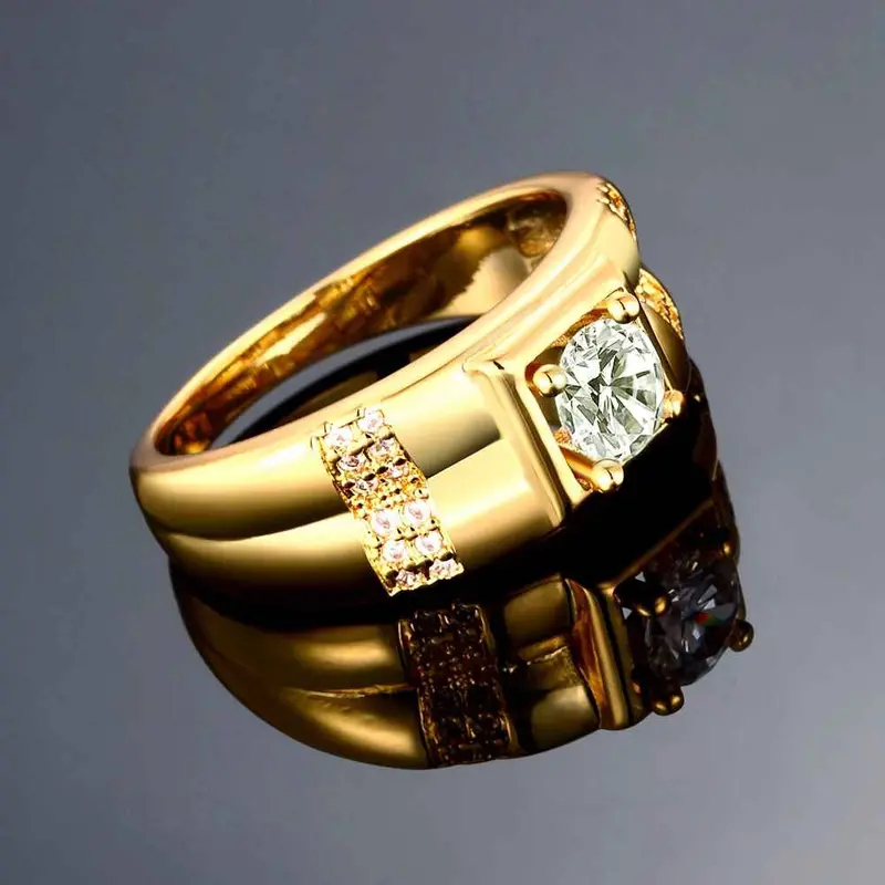 Best Friends Austrian Crystal Wedding Rings Magic Anel De Ouro Horloge Skgr129 5