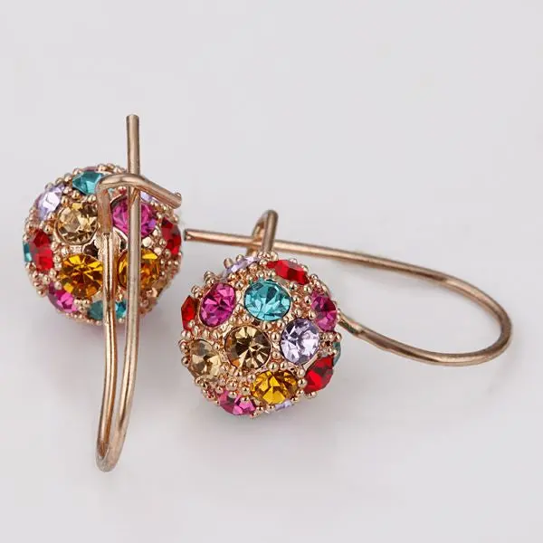 Best Friends Jewerly 18K Gold Plated Earing Av Colorful Drop Earrings Brincos Smtpe 73 1