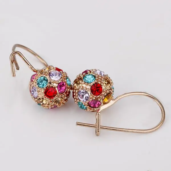 Best Friends Jewerly 18K Gold Plated Earing Av Colorful Drop Earrings Brincos Smtpe 73 2