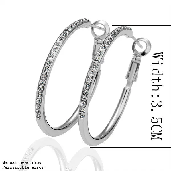 Best Friends Jewerly 18K Gold Plated Earing Brincos Grandes Hoop Earrings Brincos Smtpe 2 1