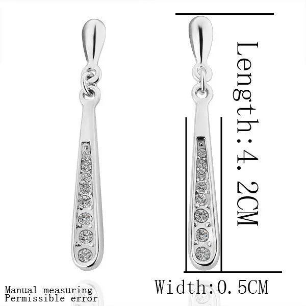 Best Friends Jewerly 18K Gold Plated Earing Bullet Drop Earrings Brincos Smtpe113 1