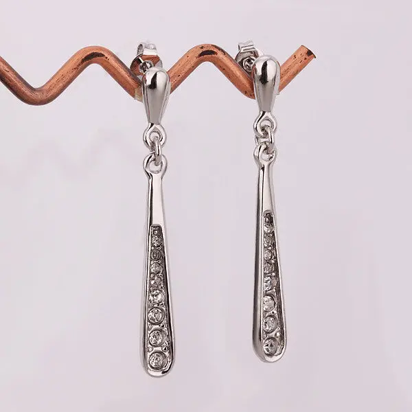 Best Friends Jewerly 18K Gold Plated Earing Bullet Drop Earrings Brincos Smtpe113 2