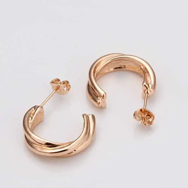 Best Friends Jewerly 18K Gold Plated Earing C Stud Earrings Brincos Smtpe  3 1